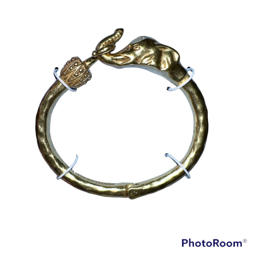 Lucky Brand Elephant Bracelet Gold Tone New